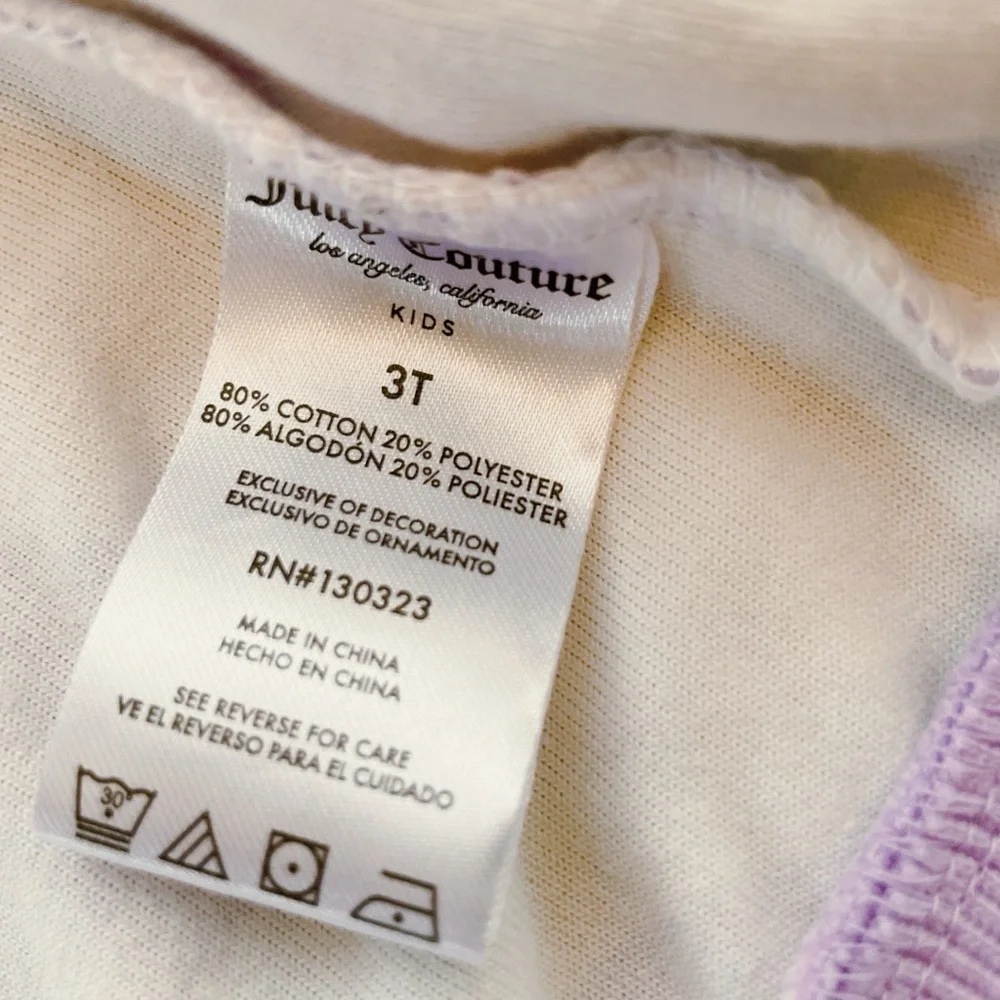 Juicy Couture 3T GirlsTie-Dye Full Zip Hoodie